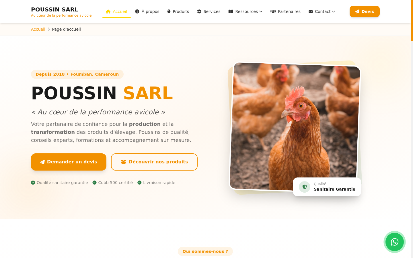Poussin SARL